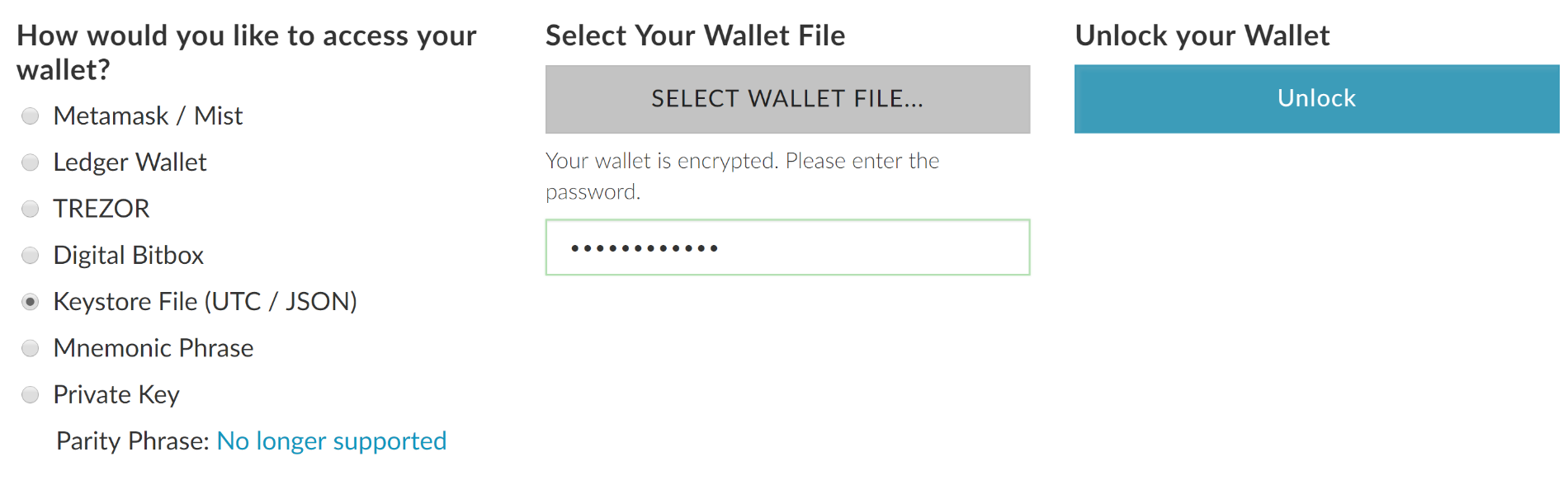 Sprievodca po kryptomenových peňaženkách: Otvorenie peňaženky MyEtherWallet (MEW)